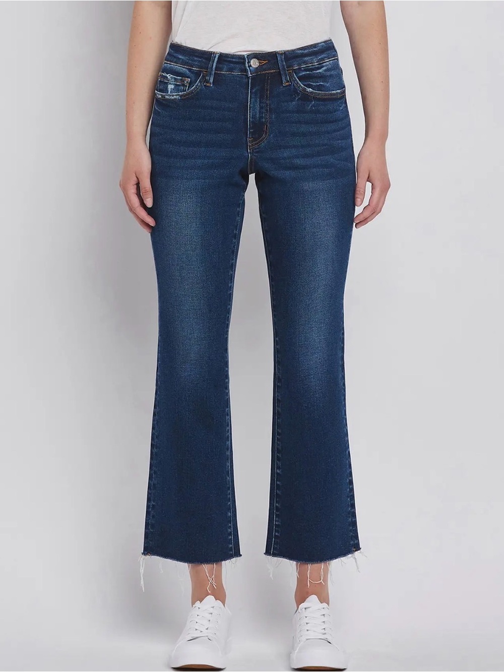Lovevet Mini Kick Flare Ankle Jeans